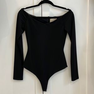 Alice & Olivia Off the Shoulder Bodysuit